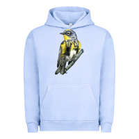 Pigment Grape Ice yellow rumped warbler Urban Hoodie - LillyAllenDesigns