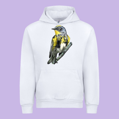 Yellow Rumped Warbler Urban Hoodie Designed By Lillyallendesigns