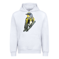White yellow rumped warbler Urban Hoodie - LillyAllenDesigns