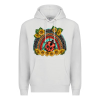 Dove Grey ladybuy  rainbow Premium Hoodie - BarkalooDesign