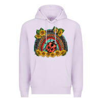Lilac ladybuy  rainbow Premium Hoodie - BarkalooDesign
