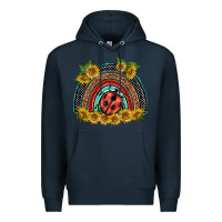Navy ladybuy  rainbow Premium Hoodie - BarkalooDesign