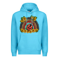 Ocean Blue ladybuy  rainbow Premium Hoodie - BarkalooDesign