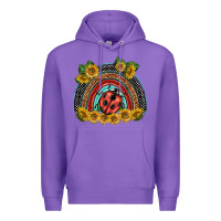 Purple ladybuy  rainbow Premium Hoodie - BarkalooDesign