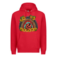 Red ladybuy  rainbow Premium Hoodie - BarkalooDesign