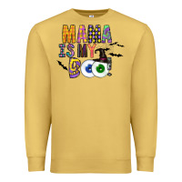 Antique Gold Mama is my Boo Premium Sweatshirt - CowhideDigitalArt