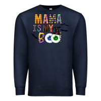 Navy Mama is my Boo Premium Sweatshirt - CowhideDigitalArt