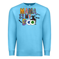 Ocean Blue Mama is my Boo Premium Sweatshirt - CowhideDigitalArt