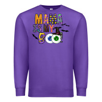 Purple Mama is my Boo Premium Sweatshirt - CowhideDigitalArt