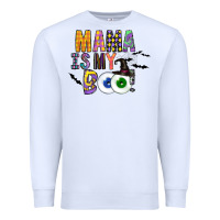 White Mama is my Boo Premium Sweatshirt - CowhideDigitalArt