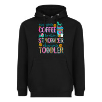 Black may your coffee be always stronger than your toodl Heavyweight Hoodie - Zillion Design Studio