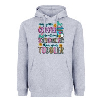 Heather Grey may your coffee be always stronger than your toodl Heavyweight Hoodie - Zillion Design Studio