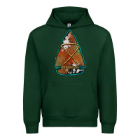 Foreset Green cowhide rusty arrowhead Urban Hoodie - Jasminsmagicworld