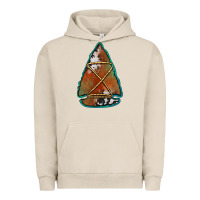 Pigment French Oak cowhide rusty arrowhead Urban Hoodie - Jasminsmagicworld