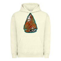 Pigment Pistachio cowhide rusty arrowhead Urban Hoodie - Jasminsmagicworld