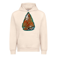 Sandshell cowhide rusty arrowhead Urban Hoodie - Jasminsmagicworld
