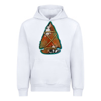 White cowhide rusty arrowhead Urban Hoodie - Jasminsmagicworld