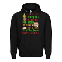 Black I wouldnt do anything for a klondike bar Zipper Hoodie - RanaPortraitStore