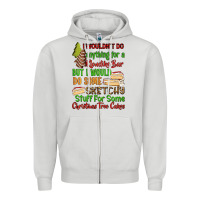 Dove Grey I wouldnt do anything for a klondike bar Zipper Hoodie - RanaPortraitStore