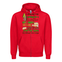 Red I wouldnt do anything for a klondike bar Zipper Hoodie - RanaPortraitStore