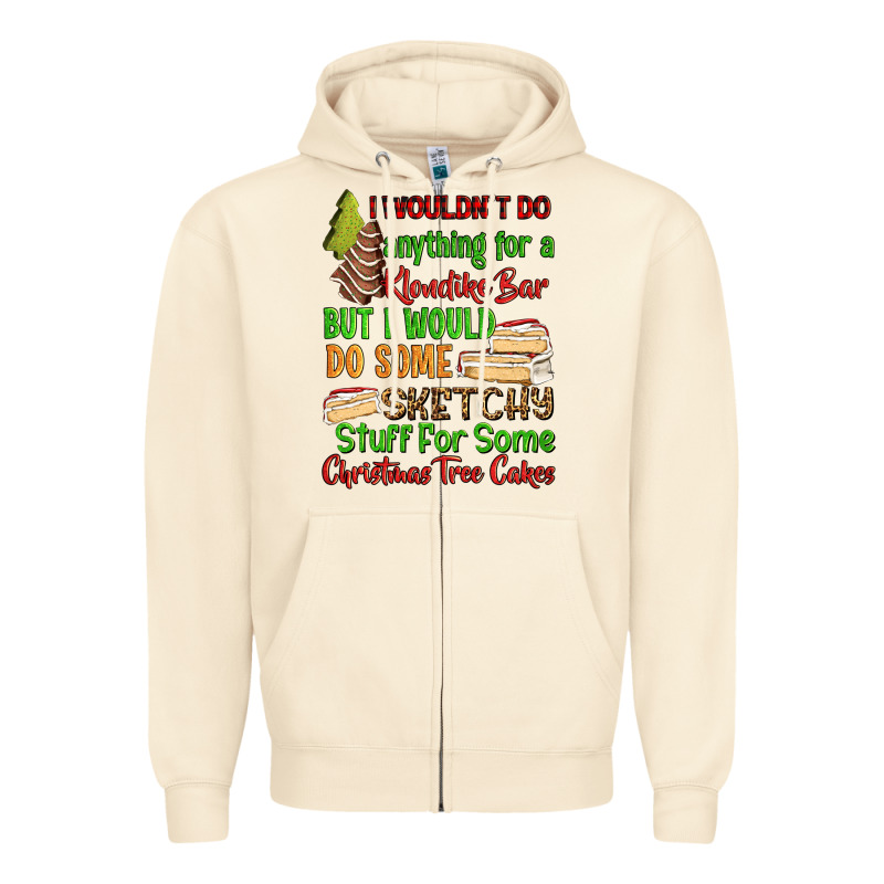 I Wouldnt Do Anything For A Klondike Bar Zipper Hoodie by RanaPortraitStore | Teevron
