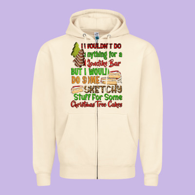 Zipper Hoodie I wouldnt do anything for a klondike bar