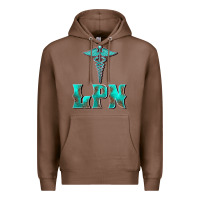 Chestnut licensed practical nurse medical symbol Premium Hoodie - BarkalooDesign