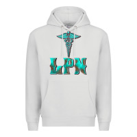 Dove Grey licensed practical nurse medical symbol Premium Hoodie - BarkalooDesign