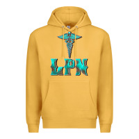 Mustard licensed practical nurse medical symbol Premium Hoodie - BarkalooDesign