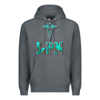 Rock licensed practical nurse medical symbol Premium Hoodie - BarkalooDesign