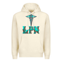 Sandshell licensed practical nurse medical symbol Premium Hoodie - BarkalooDesign