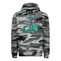 Slate Camo licensed practical nurse medical symbol Premium Hoodie - BarkalooDesign