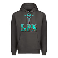 Smoke licensed practical nurse medical symbol Premium Hoodie - BarkalooDesign