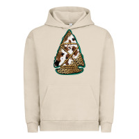 Pigment French Oak cowhide leopard arrowhead Urban Hoodie - Jasminsmagicworld