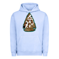 Pigment Grape Ice cowhide leopard arrowhead Urban Hoodie - Jasminsmagicworld