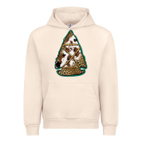 Sandshell cowhide leopard arrowhead Urban Hoodie - Jasminsmagicworld