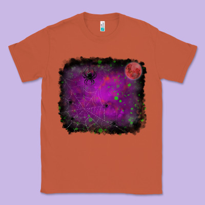Halloween Background Classic Tee Designed By Ranaportraitstore