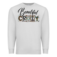 Dove Grey beatiful crazy Premium Sweatshirt - SublimationCraftShop