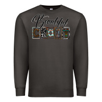 Smoke beatiful crazy Premium Sweatshirt - SublimationCraftShop