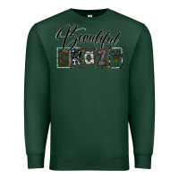 Sports Green beatiful crazy Premium Sweatshirt - SublimationCraftShop