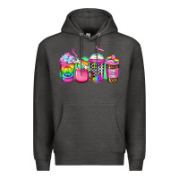 Charcoal Heather lgbtq coffee Premium Hoodie - Jasminsmagicworld