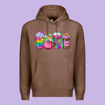 Lgbtq Coffee Premium Hoodie Designed By Jasminsmagicworld