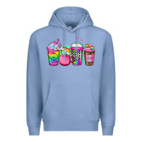 Colony Blue lgbtq coffee Premium Hoodie - Jasminsmagicworld