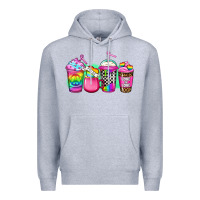 Heather Grey lgbtq coffee Premium Hoodie - Jasminsmagicworld