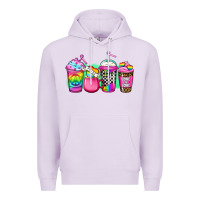 Lilac lgbtq coffee Premium Hoodie - Jasminsmagicworld