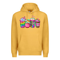 Mustard lgbtq coffee Premium Hoodie - Jasminsmagicworld