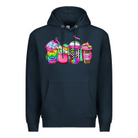 Navy lgbtq coffee Premium Hoodie - Jasminsmagicworld