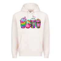 Pale Pink lgbtq coffee Premium Hoodie - Jasminsmagicworld