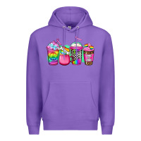 Purple lgbtq coffee Premium Hoodie - Jasminsmagicworld