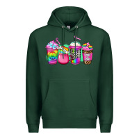 Sports Green lgbtq coffee Premium Hoodie - Jasminsmagicworld